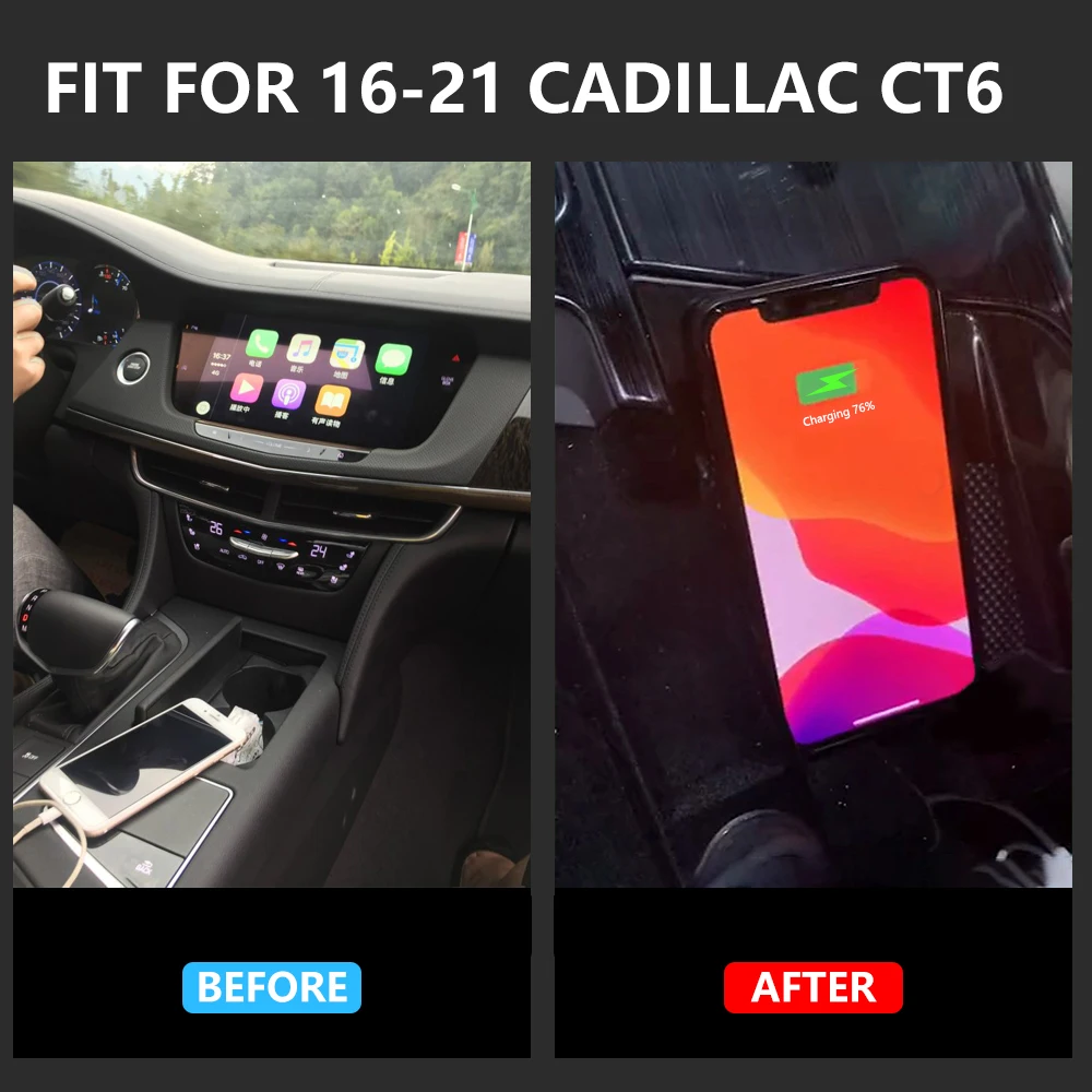 

Беспроводное зарядное устройство Quick QI для Cadillac CT6 2016 - 2021