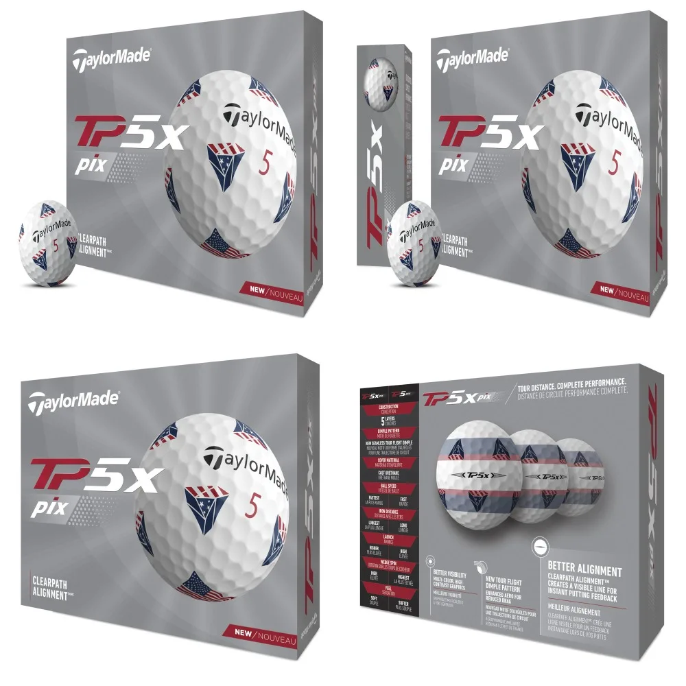 

Мячи для гольфа TP5X Pix2.0 США 12BP