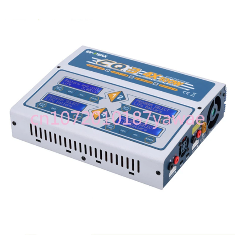 

Балансирующее зарядное устройство для литий-полимерных аккумуляторов EV-Peak CQ3 RC 100 Вт X 4, Зарядник для литий-полимерных аккумуляторов Nimh Nicd, разрядник с цифровым ЖК-экраном
