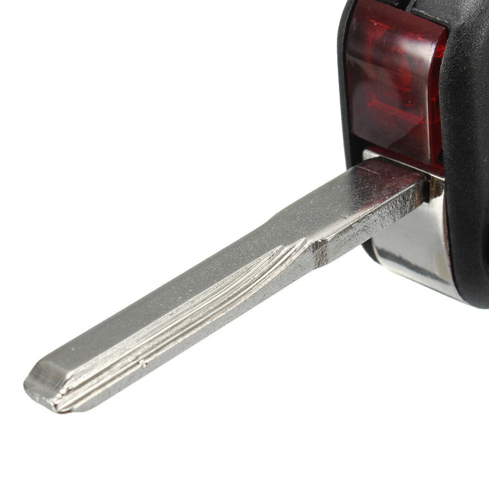 

Durable Key Fob Key Case Shell Accessories Black Flip Folding Replacement Uncut Blade For Mercedes-Benz A C E W168