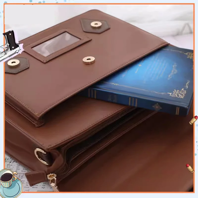 Женская модная сумка из искусственной кожи для косплея Lycoris Recoil Nishikier Chisato