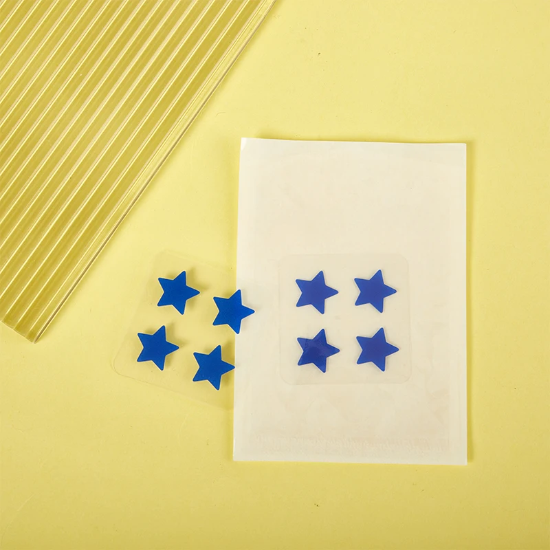 

4PCS Hydrocolloid Pimple Patch Waterproof Heart Shape Spots Pimple Treatment Concealer Patches Cover Patch