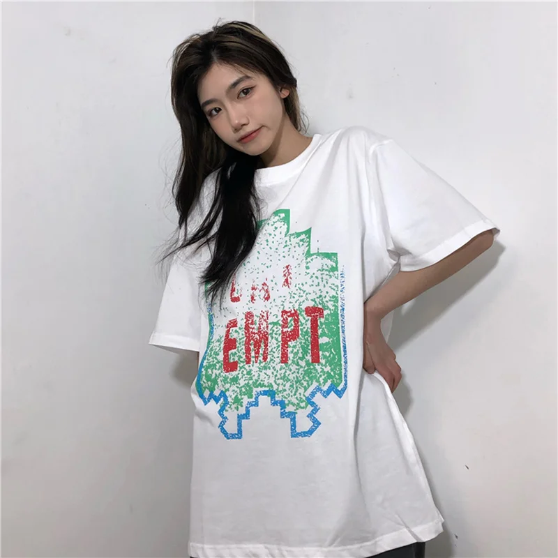 

Men T Shirt Women 1:1 Casual Print Oversized CAVEMPT C.E Short Sleeves