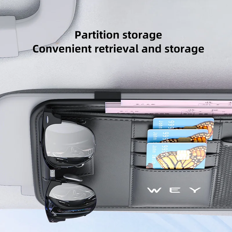 Автомобильный органайзер для солнцезащитного козырька Greatwall Wey Tank 300 кофе VV5 VV6 P8