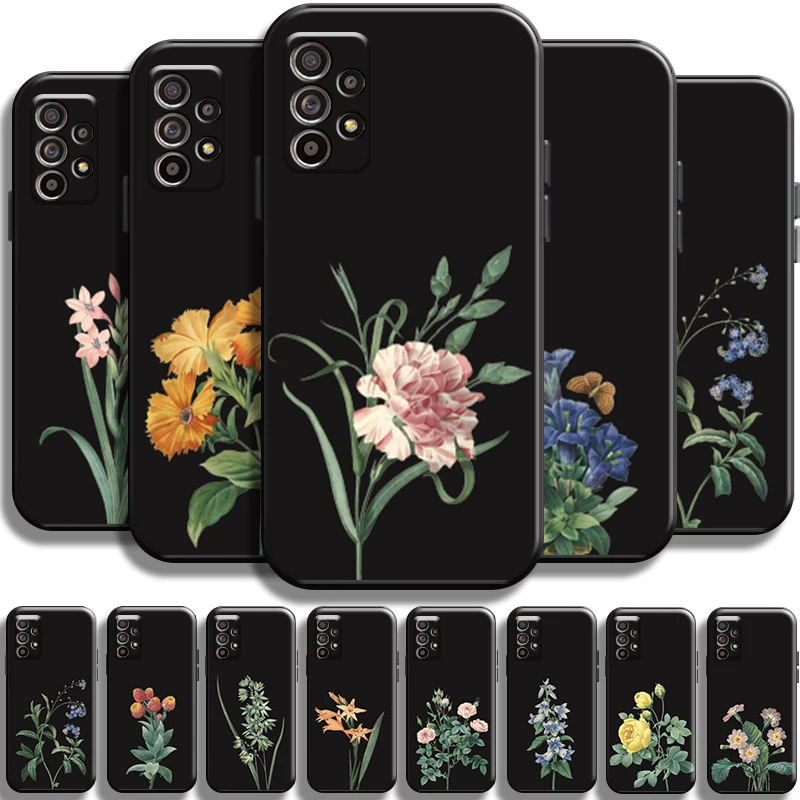 

Beautiful Simplicity Flowers For Samsung Galaxy A11 A12 A21 A21S A22 A30 A31 A32 A50 A51 A52 A70 A71 A72 5G Phone Case Carcasa