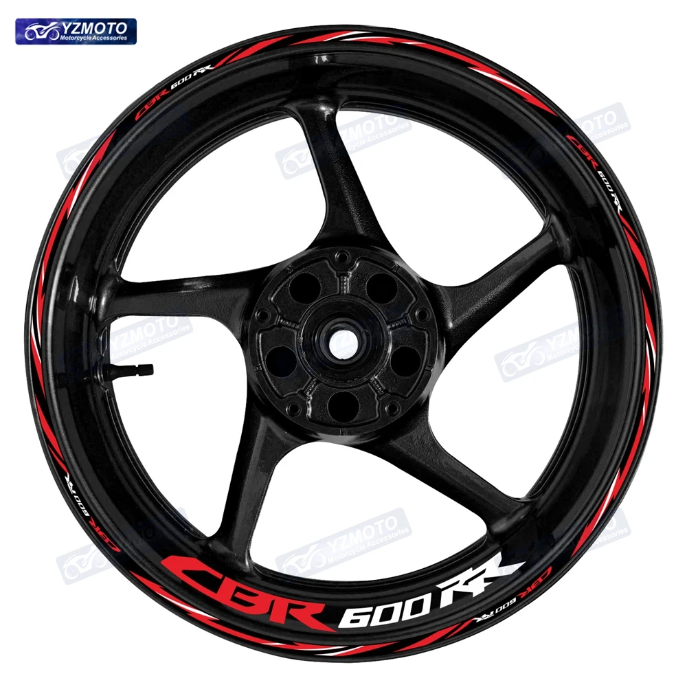 

Для Honda CBR600RR мотоцикл 17-дюймовые наклейки на гоночные колеса автомобильные аксессуары светоотражающий обод ступицы мотоцикла лента наклейка наклейка