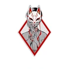 Маска Samurai, автомобильные наклейки для девочек, наклейки для ноутбука, виниловые наклейки для шлема, кувшина, настенные наклейки на холодильник, домашние наклейки