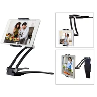 kitchen tablet stand 360%c2%b0 rotation 2 in 1 wall tablet holder mount stand universal desktop phone holder for ipad xiaomi smartpho