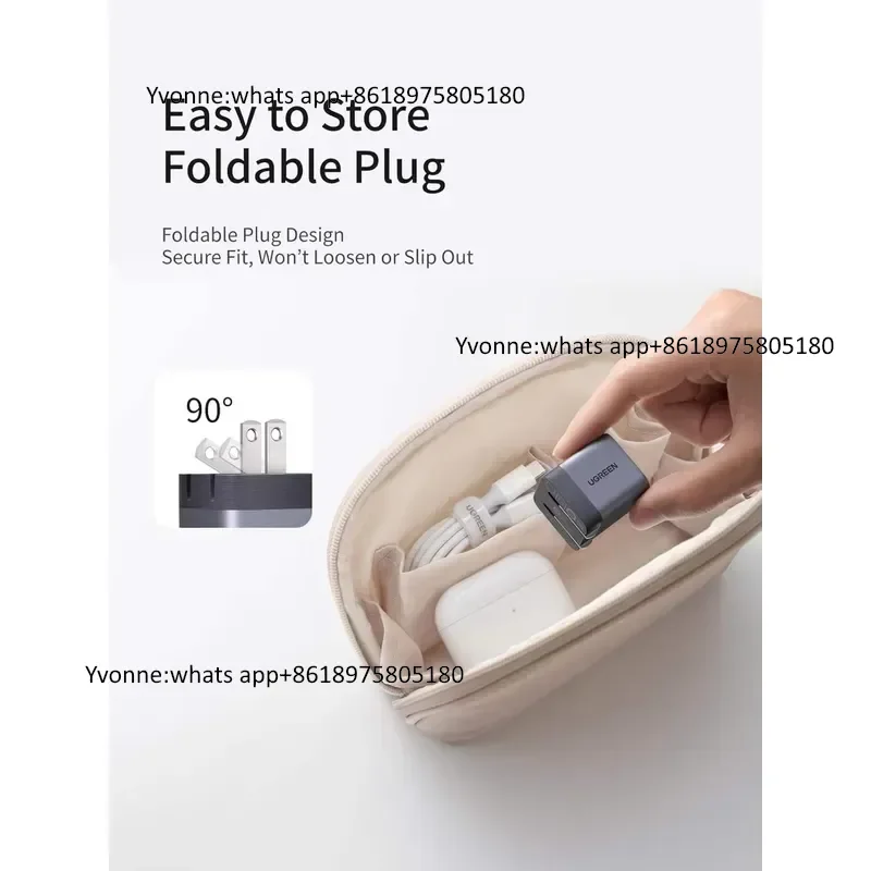 Зарядное устройство Nexode Air 45W USB-C с ультракомпактным складным штекером GaN для быстрой зарядки (art.: 3920dbcf11bbd) - 3920dbcf11bbd