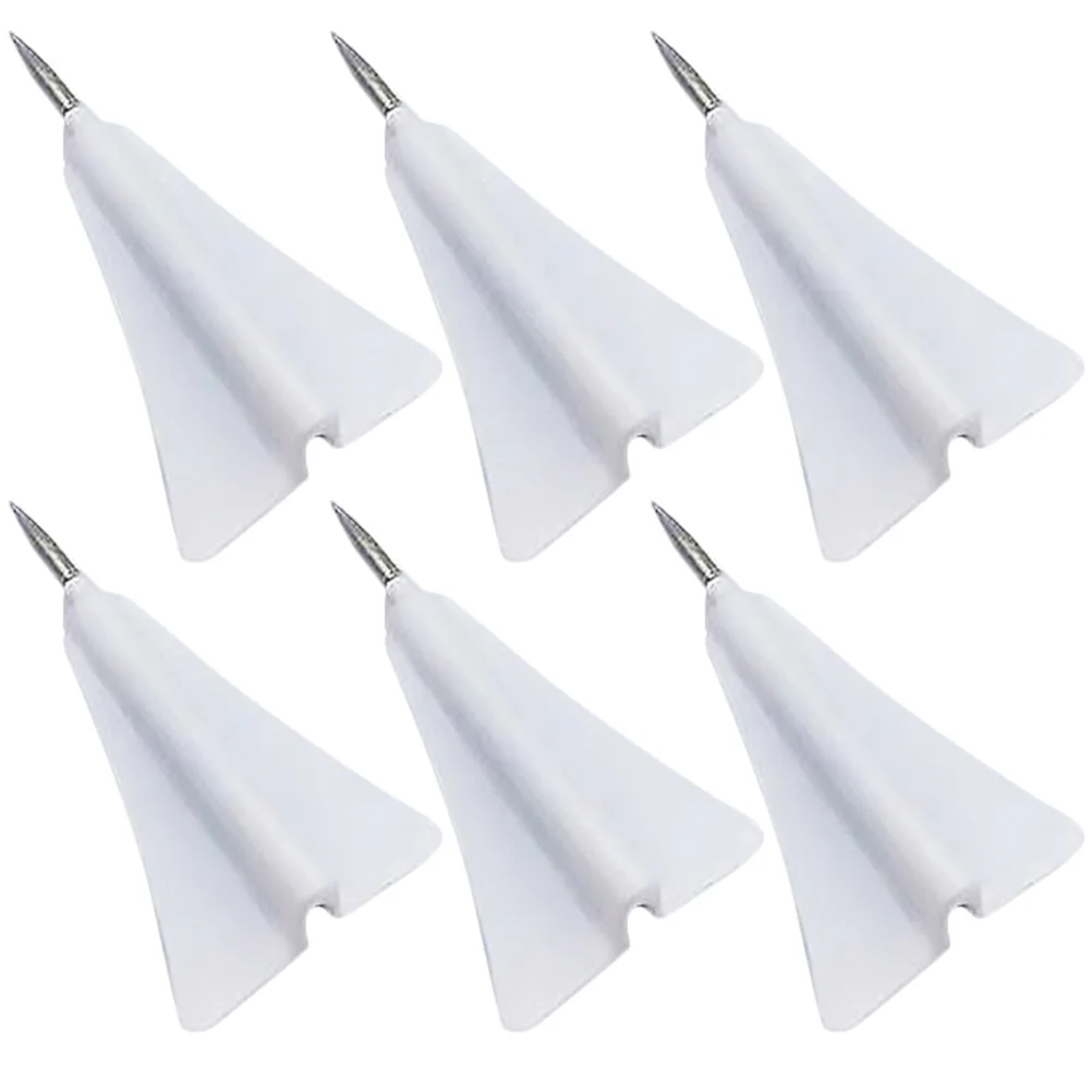 

6 Pcs Paste Aircraft Pushpin Girl Upholstery Tacks Furniture Decorative Abs Delicate Pushpins