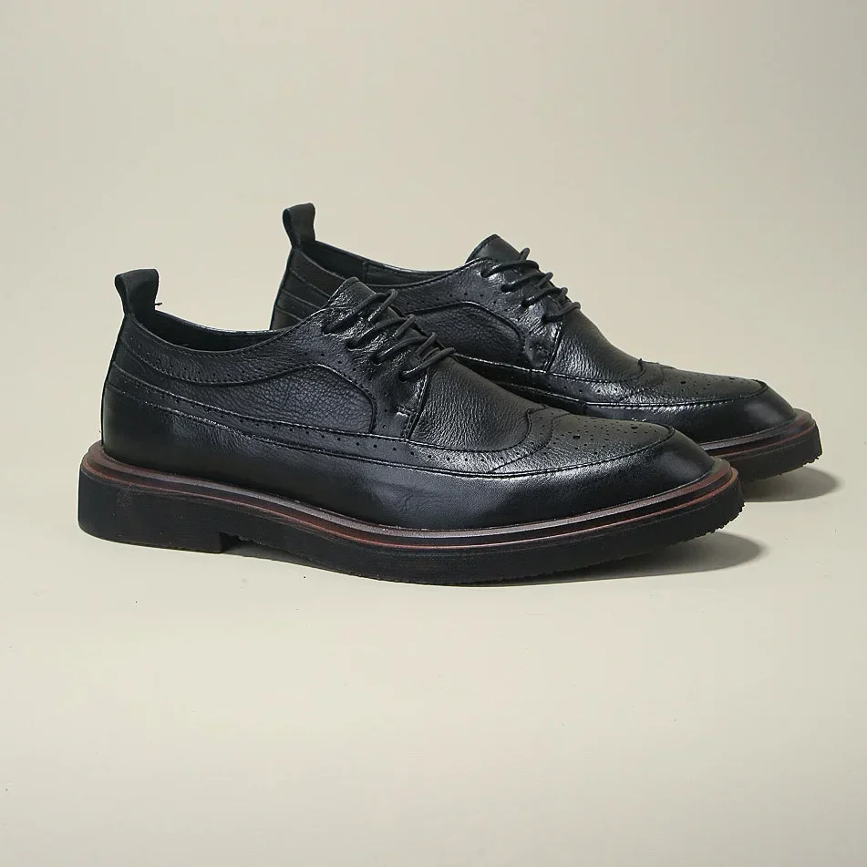 Итальянские мужские модельные туфли роскошные удобные дизайнерские ручной