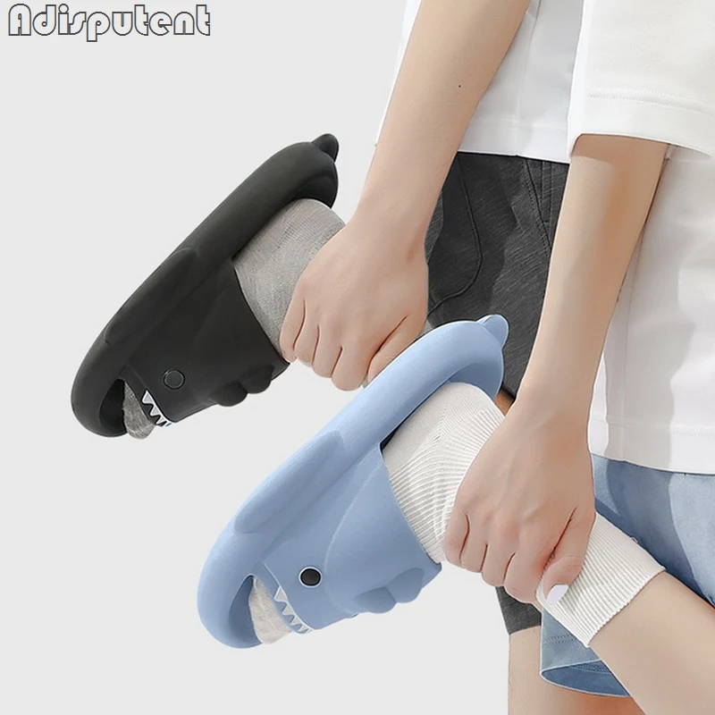 

Man Women Slippers Shark Slides Summer Adult Couple Slippers Indoor Outdoor Funny Home Shoes Lovely Cartoon Cute Animal Sandals