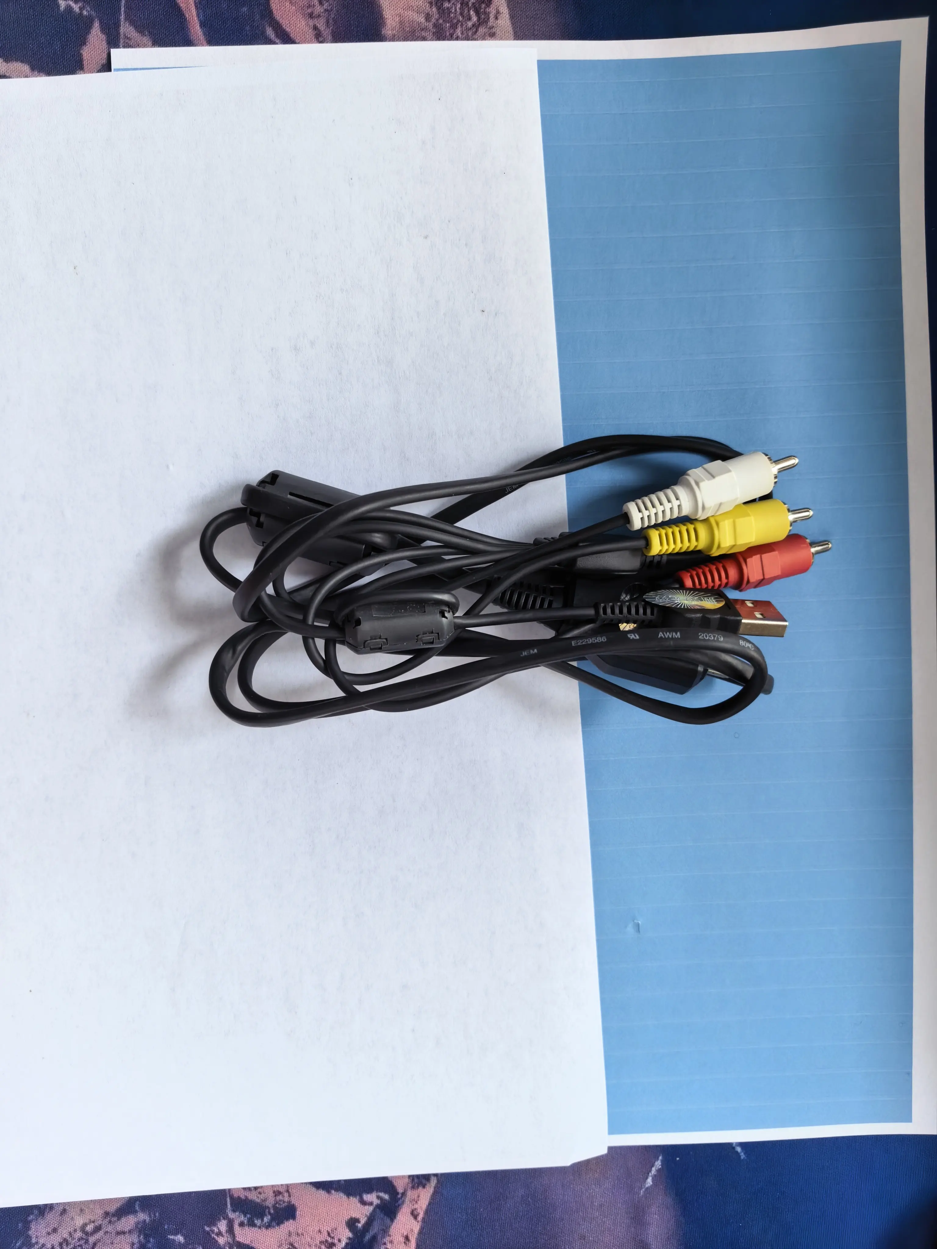 Фото Многофункциональный USB AV-кабель VMC‑MD2 для цифровых камер Sony CyberShot DSC‑W210 W215 W220 W230 W290 HX5 HX5C, кабель для передачи данных и видео. №4