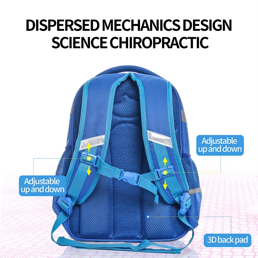 Brand Kids Grade 1-5 Space Pattern School Bags for Boys Children 3D Orthopedic Fashion School Backpacks Mochila Infantil gifts