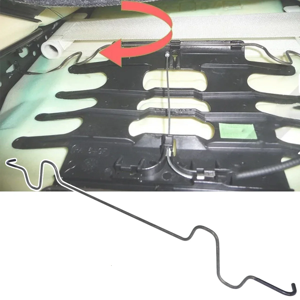 Для Ford Mondeo MK4 S-Max MK1 Galaxy MK3 переднее сиденье, задняя поясничная опора, пружинная проволока, ремонт спинки, фиксация кабеля, запасные части