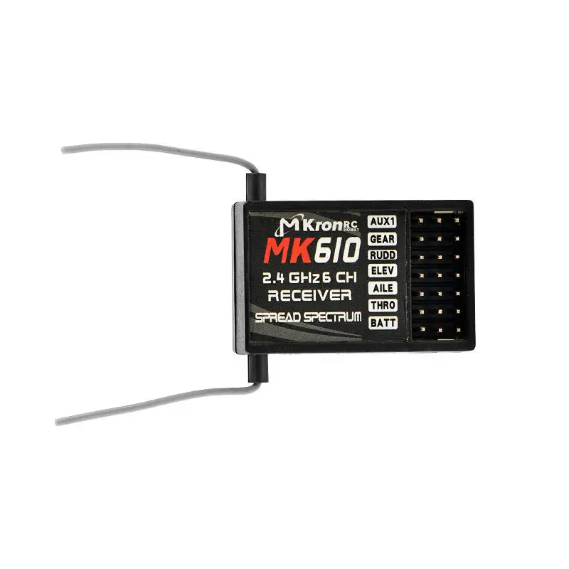 Приемник QA013 MK610 2,4G 6CH для спектр JR DSM2 DX6 DX6I DX7 DSX7 передатчик RC самолеты запасные части Аксессуары