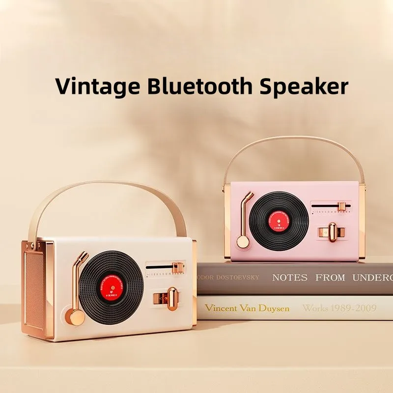 

Bluetooth Speakers Retro MiNi Record Wireless Bluetooth 5.3 Speakers MiNi Portable New Subwoofer Outdoor Small Audio Gifts