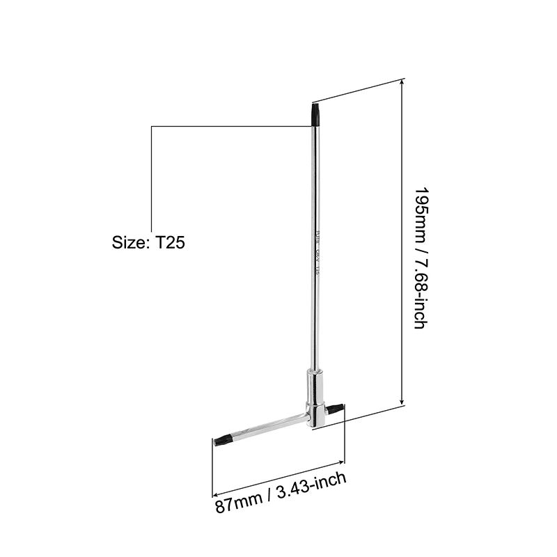 

UXCELL Разводной ключ Torx T8 T9 T10 T15 T20 T25 T27 T30 T40