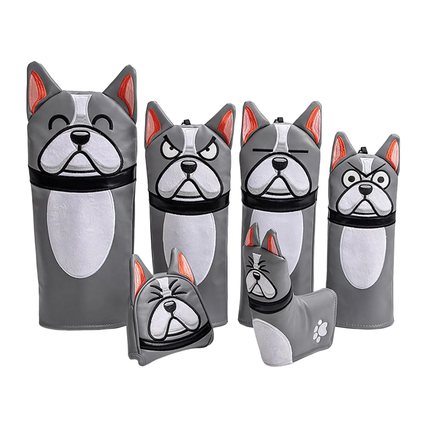 

Golf Club Headcover PU Practice Training Outdoor Sports Golf Wood Head Cover