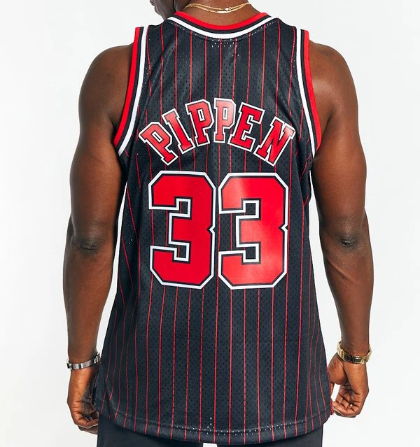 

Mens New American Basketball Jerseys Clothes #33 Scottie Pippen Chicago Bulls European Size Ball Pants T Shirts Cool Tops 2XL