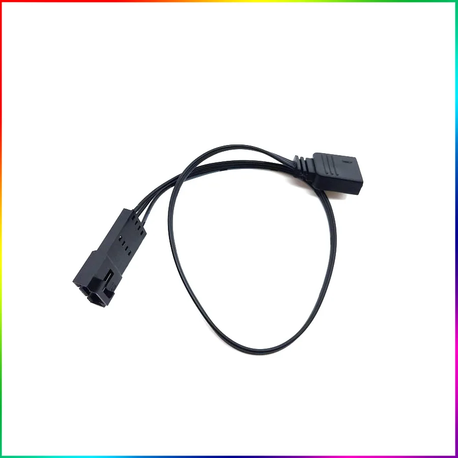 

3-pin 5V Addressable RGB connectors For Motherboard RGB (Aura/Mystic Light) to Corsair Fan(LL, HD, ML, SP-PRO, QL) Adapter