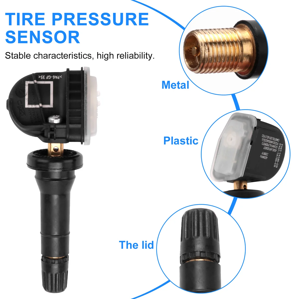 

TPMS Tire Pressure Sensor Fit for Focus EV6T-1A180-CB New