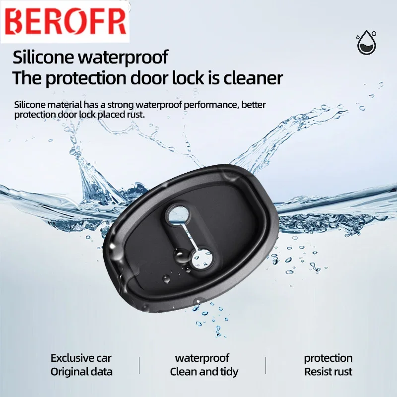 4 шт. амортизатор силиконовый автомобильный дверной замок пряжка защитный чехол