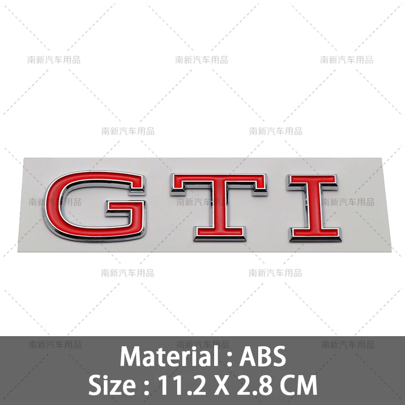 

Значок ABS GTI GTE, наклейка на задний багажник, эмблема, наклейка, Стайлинг автомобиля для Volkswagen Magotan GTE Golf GTI Golf 6 7 8 MK4 MK5 MK6 MK7 MK8