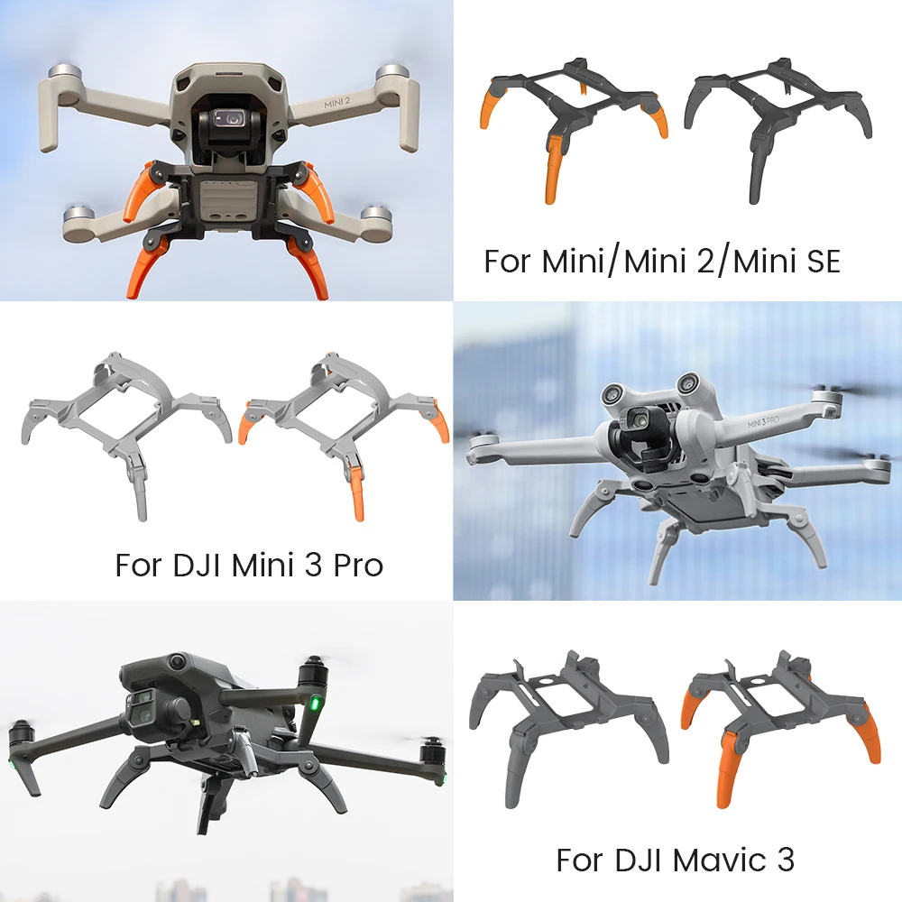 Для DJI Mini 3 Pro посадочное снаряжение складной удлинитель опорные ножки для Mavic 3/Mini 1