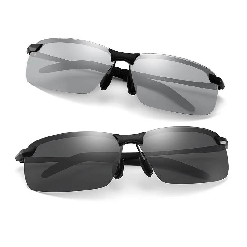 

Photochromic Polarized Sunglasses for Men Classic Driver's Sun Glasses Eyewear Vintage Eye Glasses Fishing Discolor Lens UV400