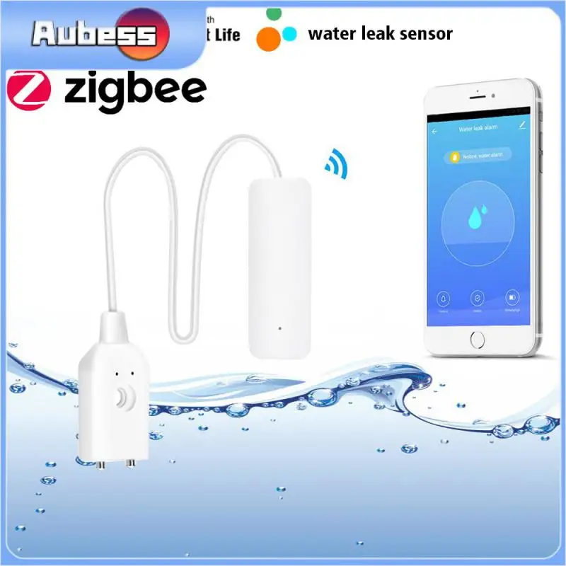 

Датчик утечки воды Tuya Zigbee, умный датчик для умного дома, с приложением