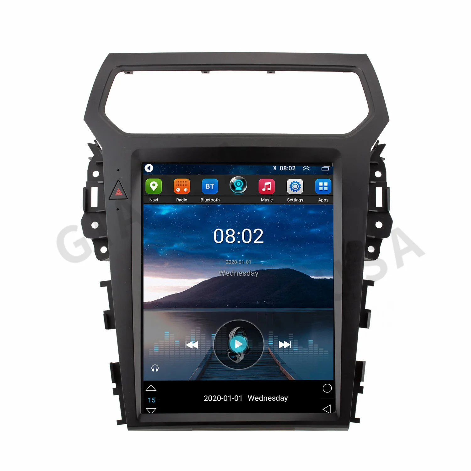 Автомобильная магнитола Tesla на Android 12 для Ford Explorer 2014 2015 2016 2017 2018 Carplay GPS Φ SIM