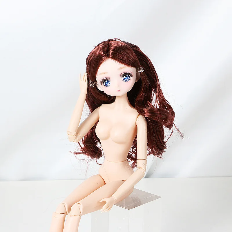 Новая кукла BJD 30 см 26 подвижный шарнир 3D Цветные глаза красивые модные телесные