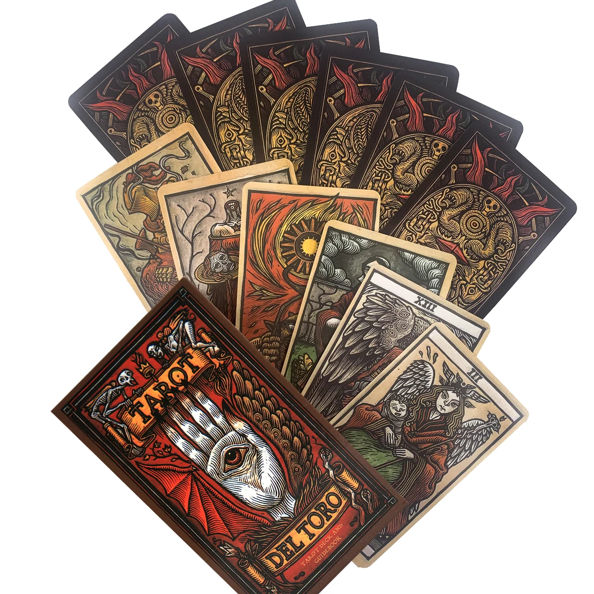 

Del Toro Tarot Cards 78Cards Oracle Divination Prophet Cards Game Gift Board Astrology Fortune Telling Witchcraft Supplies