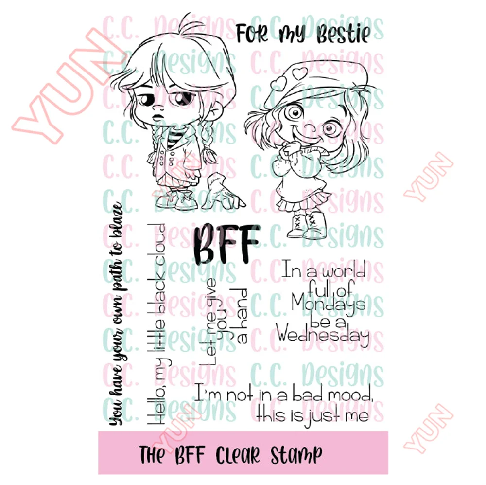 

The New Diy the Bff Stamp and Metal Cutting Molds Can Be Repeatedly Used for Large Hand-made Card Molds Using Scrapbook Paper Cu