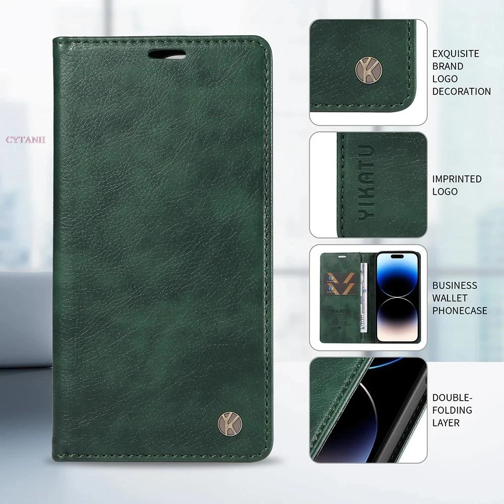 Роскошный кожаный чехол защитный для Huawei Mate 60 Pro Plus P30 P20 P10 P9 P8 Lite Nova Y70 Y90 P Smart Z 9 8i Y9