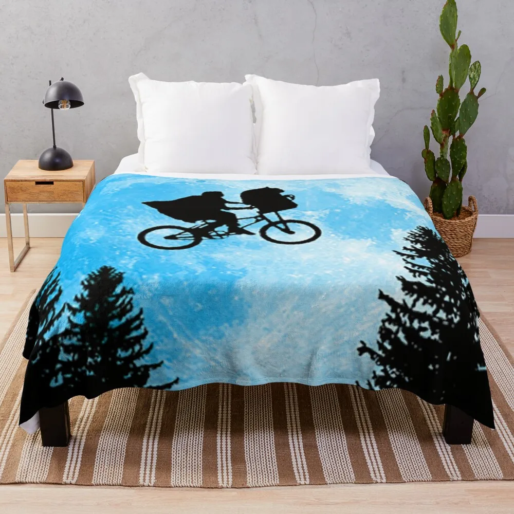 

ET Moon Throw Blanket Moving Blanket Thermal Blankets For Travel
