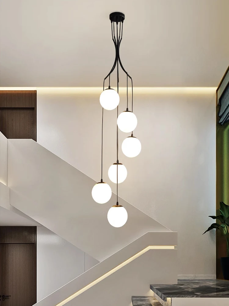 

Chandelier modern minimalist restaurant light, living room decoration light, villa hotel lobby room bedroom bedside light