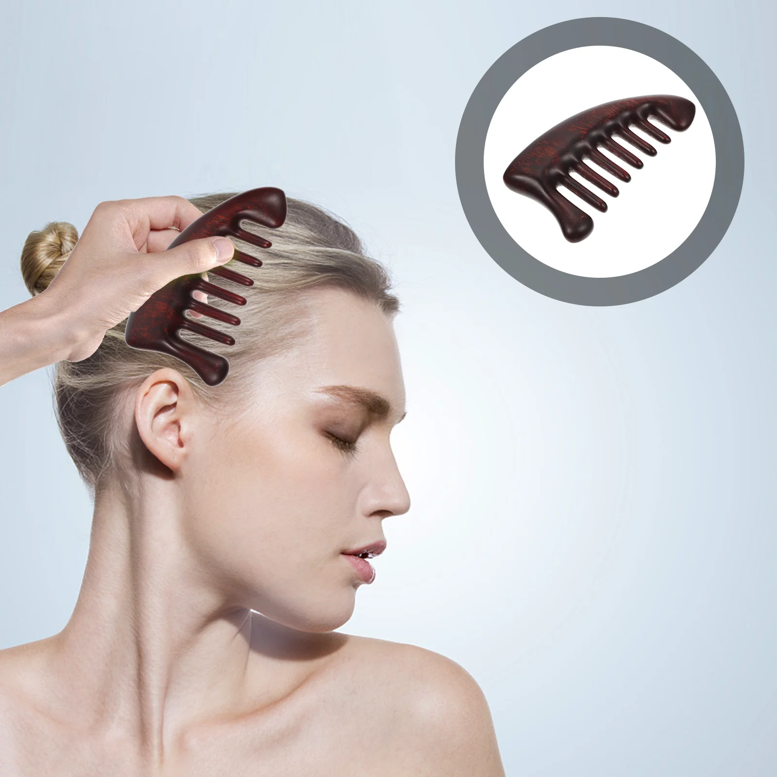 

Scalp Massagers Comb Scalp Household Comb Comb Scalp Sandalwood Comb Hair Comb