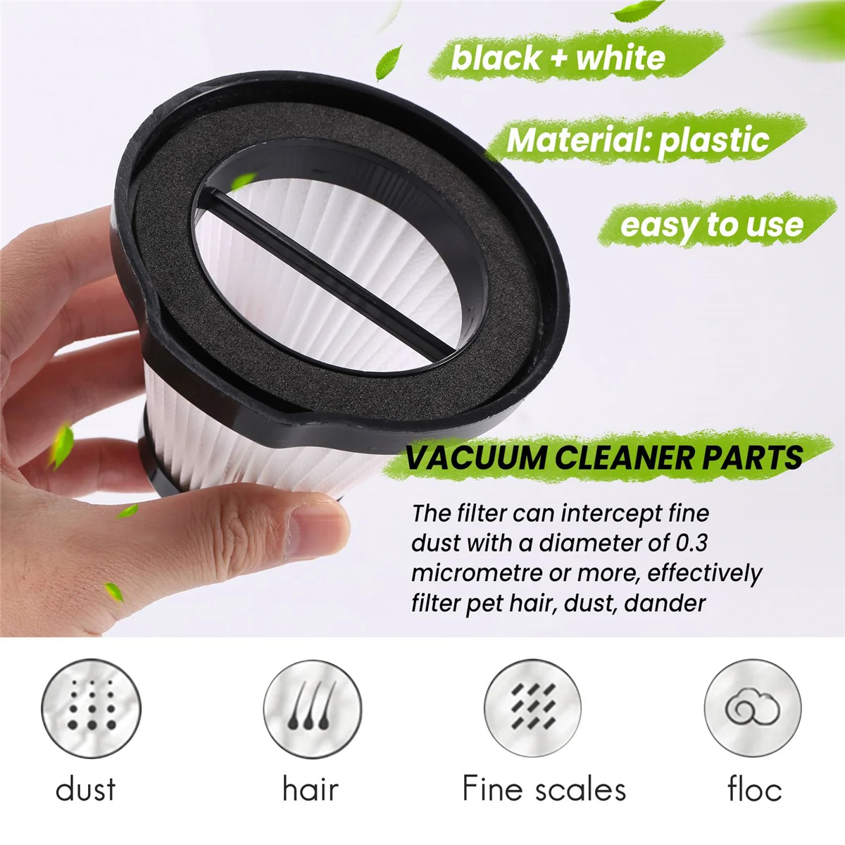 Hepa-фильтр пылевой HEPA-фильтр для запасных частей портативного пылесоса Xiaomi Deerma DX115