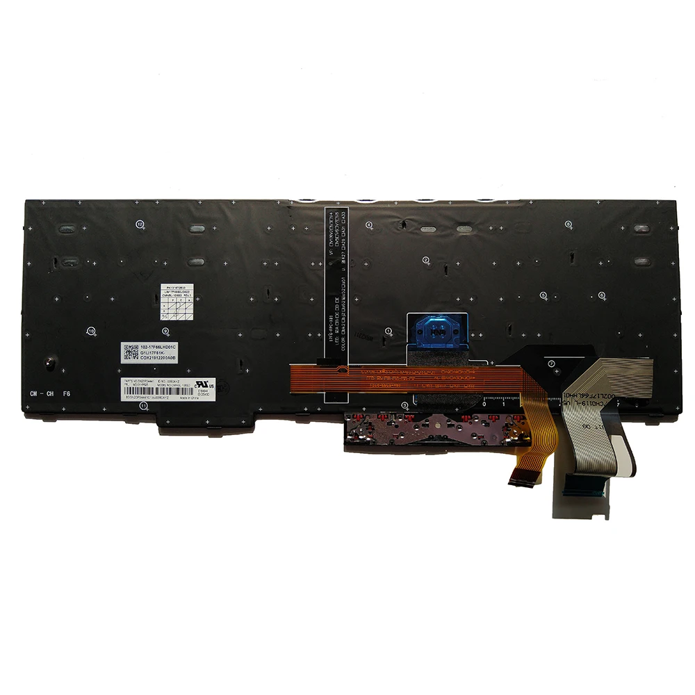 Фото Новая английская клавиатура с подсветкой для ноутбуков Lenovo ThinkPad E580, E585, E590, T590, P53S, L580, L590, P52, P72, P53, P73 (номер детали 01YP708) №2