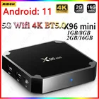 ТВ-приставка X96mini на Android 7,1, 2 + 16 ГБ, Amlogic S905W, H.265, 4K, 2,4 ГГц, Wi-Fi