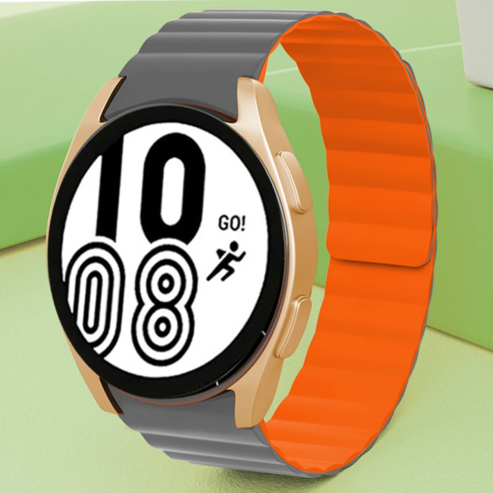 

Ремешок силиконовый для Samsung Galaxy Watch 4 5 Pro 40 мм 44 мм 45 мм 4 Classic 46 мм 42 мм