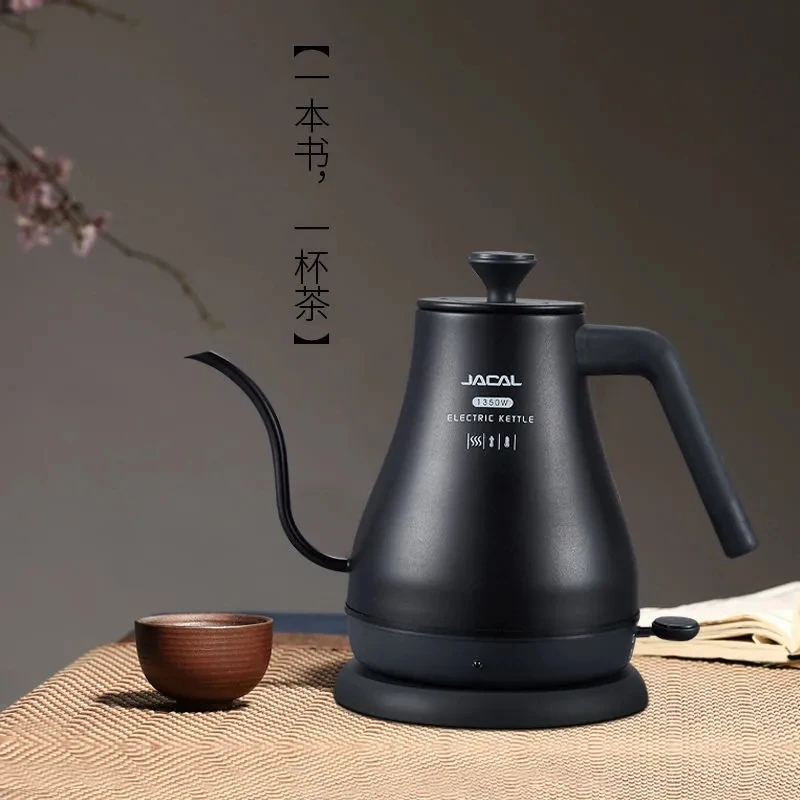 

Home appliance Electric kettle heat preservation long mouth household 304 stainless kettle 1L small hand brewed coffee teapot