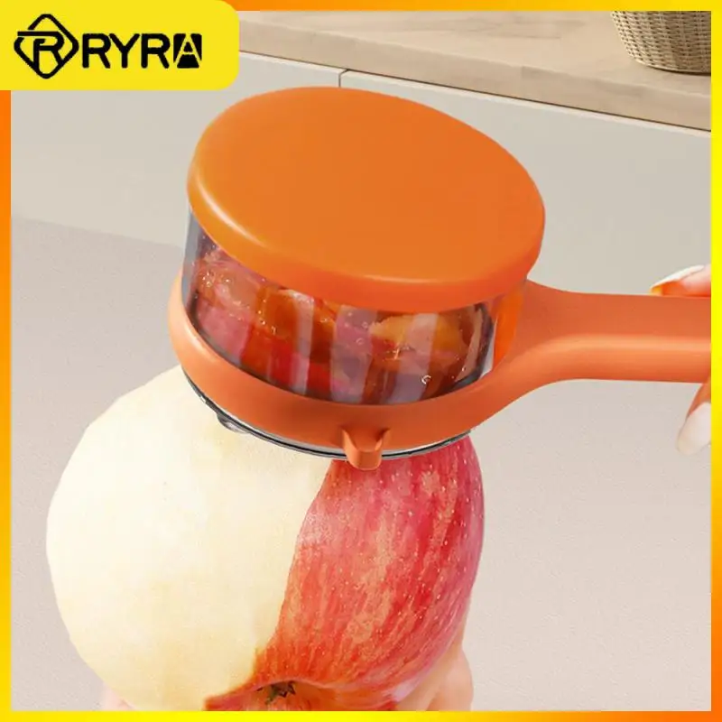 

Pp Storage Peeler With Bucket Peeling Fast Peeling Knife Thin No Residue Cutting Fruits Vegetables Vegetable Tools 20ch36.8cm