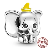 925 sterling silver charm beads cute animal series lovely gift diy gift fit pan series 925 original bracelet silver jewelry