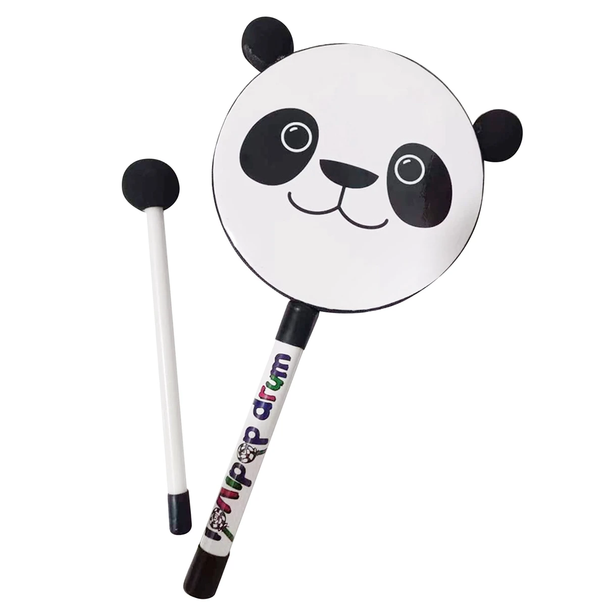 Orff Instruments Cartoon Cute Lollipop Drums 6 Inch Dance Props Percussion Hand Drum Preschool Education Toy