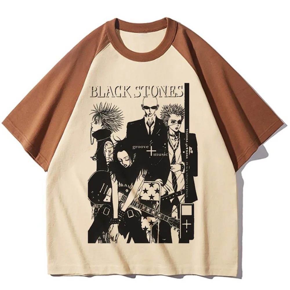 Нана футболка женская уличная одежда для девочек 2000-х годов в стиле Харадзюку