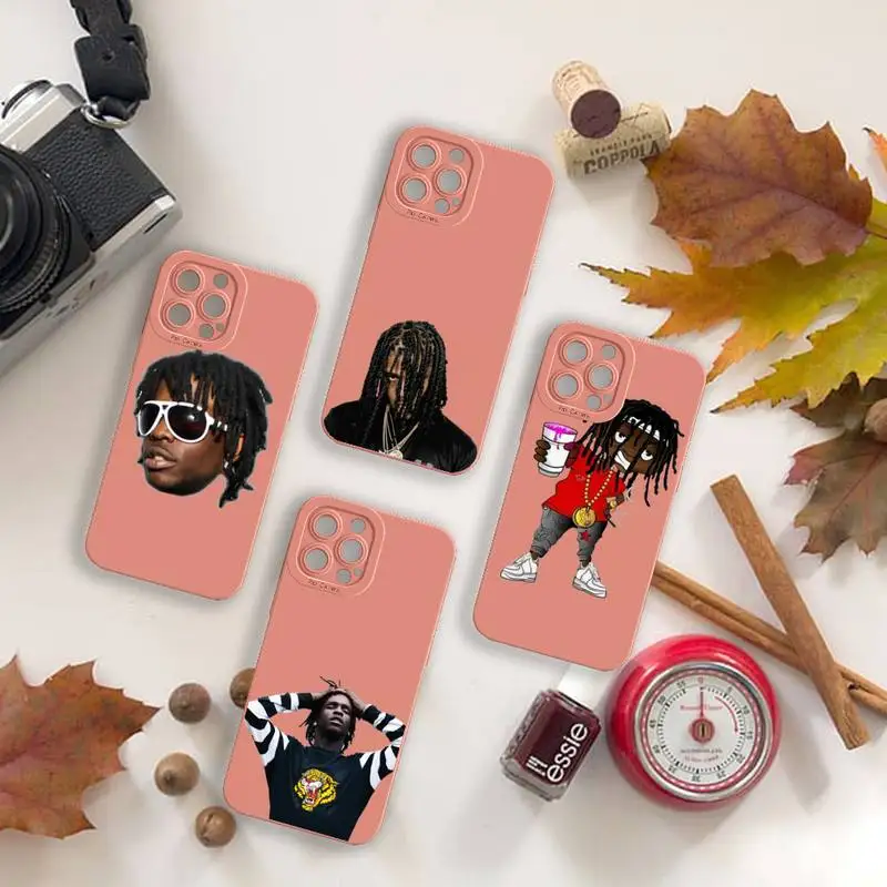 

Chief Keef famous rapper Phone Case For iPhone 13 12 11 Pro MAX Mini X XS XR 7 8 Plus Camera Lens Liquid Silicone