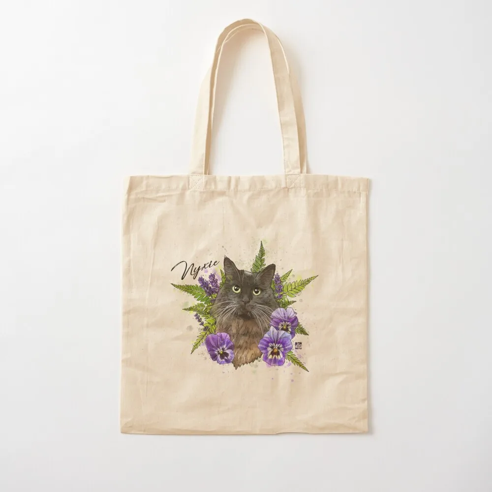 Сумка-тоут Nyxie the Cat женские холщовые сумки для покупок сумки-шопперы холщовая